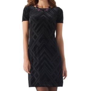 White House Black Market Velvet Dress Size XXS